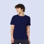 JACK & JONES- JOREN ROUND NECK -T-SHIRT- NAVY BLUE COLOUR