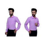 Monte Carlo 100% Filafill Cotton Shirt Sky Pink Colour-MRP-2299