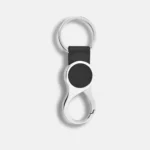 FTJ - KC 07 - Leather Keychains Metal Key Chain Key Holder
