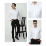 Vanheusen Wrinkle Free Formal Shirt CVC White-Men-MRP-1999