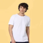 JACK & JONES- JOREN ROUND NECK -T-SHIRT -WHITE COLOUR-MRP-1199