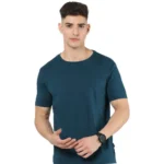 RARE RABBIT ROUND NECK T-SHIRT - PETROL - UNISEX TEE-MRP-1199