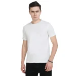 Caslay - Sustainable Crew neck T-shirt - White-MRP-1399