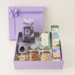 Elegant Gift Box with Cashews, Almonds, Pista, Chocolates & Aroma Set for Diwali & New Year Gifting