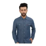 LEVI'S DARK DENIM BLUE SHIRTS-MRP-3599