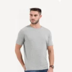 RARE RABBIT ROUND NECK T-SHIRT - GREY MELANGE COLOUR - UNISEX-MRP-1199