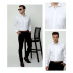 Vanheusen Wrinkle Free Formal Shirt Best White-Men-MRP-2699