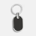 FTJ - KC 01 - Oval Metal Keychain
