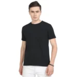 Caslay - Sustainable Crew neck T-shirt - Black-MRP-1399