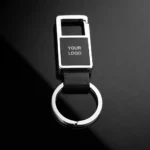 Metal & Leather Key Hook