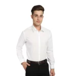 RARE RABBIT FORMAL SHIRT CORP ZANDER - WHITE COLOUR - MEN-MRP-2999