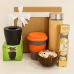 Eco Wellness Gift Box with Bamboo Bottle, Candle & more-For Diwali , New year & Onboarding Gifting