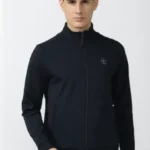 Vanheusen Navy Blue Jacket-MRP-2799