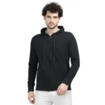 Caslay - Sustainable Hoodie With Zip - Charcoal Grey-MRP-3199