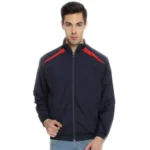 US POLO ASSN WINDCHEATER JACKET - NAVY BLUE AND RED-