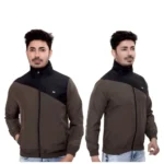 Monte Carlo Biker Hoody Jacket Olive Green with Black