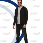 Crocodile Sweat shirt with full zip hood