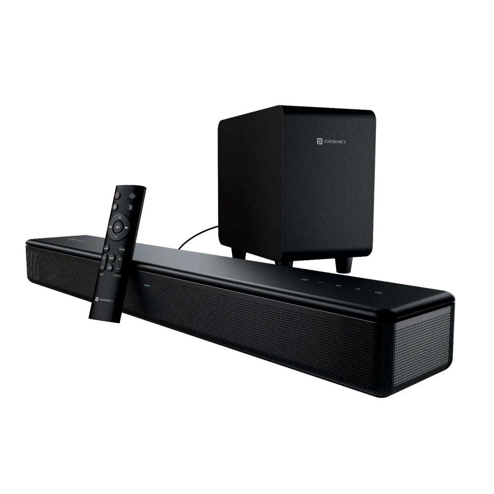 03301bc2fa3e2cf75bbc1e433188954e.webp Portronics - Sound Slick X Soundbar POR 2929 - MRP 14999 - Image 1