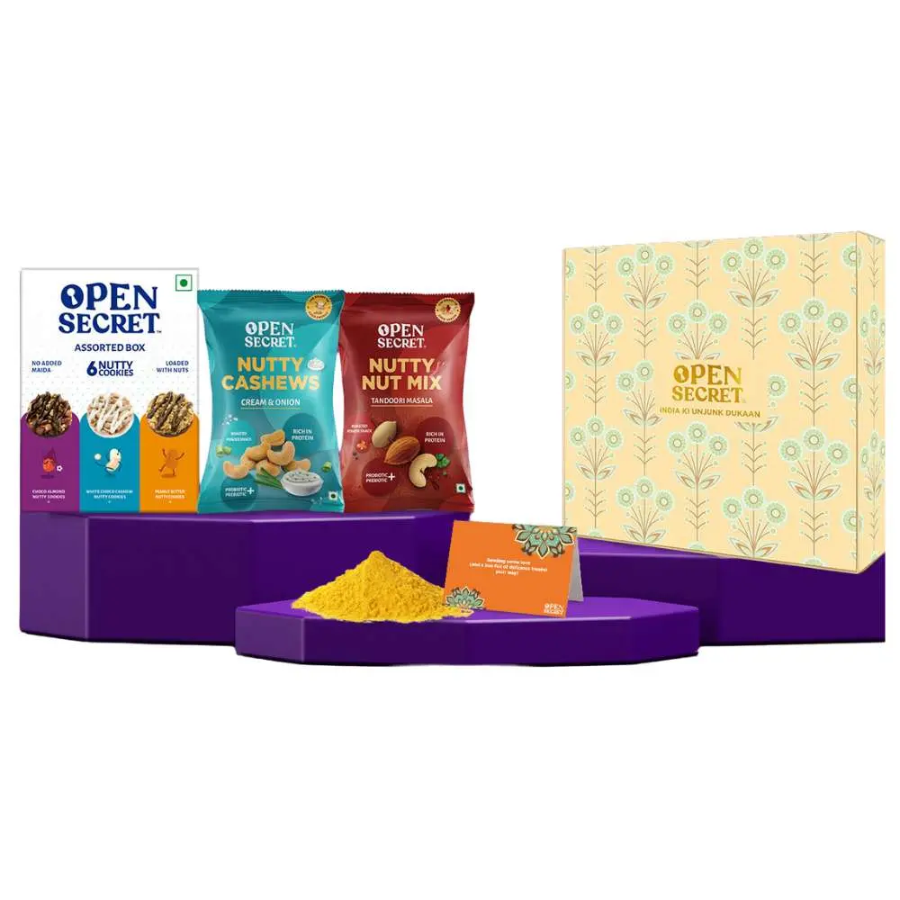 0434c641e4bd7813edab939cde31597f.webp Open Secret - Diwali Rangoli Hamper - Image 1