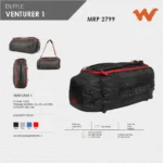 Wildcraft Venturer 1 Duffle Bag- 11555 MRP 2799