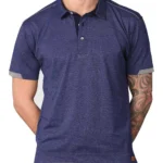 STELLERS - Cherokee Cotton polo T-shirt - Navy Blue
