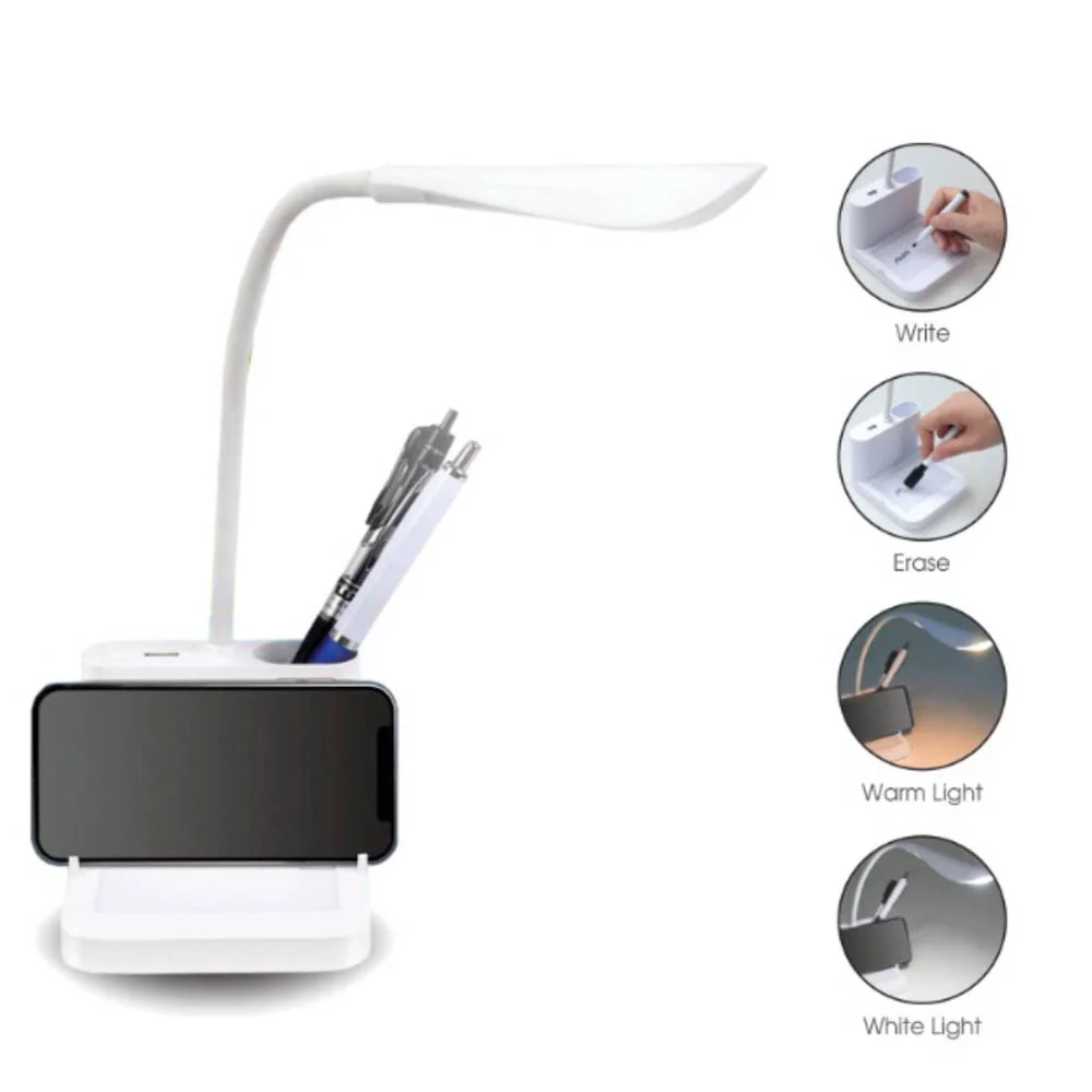 17771d32f29b3ccec8b964156f6d354e.webp UG-GL14 - LAMPU - 5-in-1 Multifunctional Desk Lamp ( Mobile Holder, Pen Holder, USB Hub, Erasable Memo Pad) - Image 1