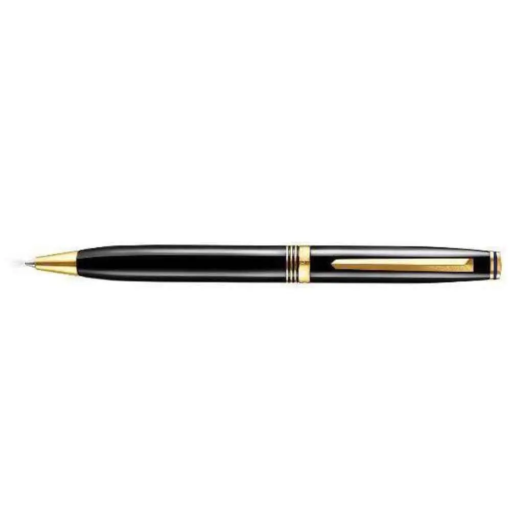 192466153999d9ad3c28362be3309c30.webp Contemporary Dark Metal Gold Trims Ballpoint Pen - Image 1