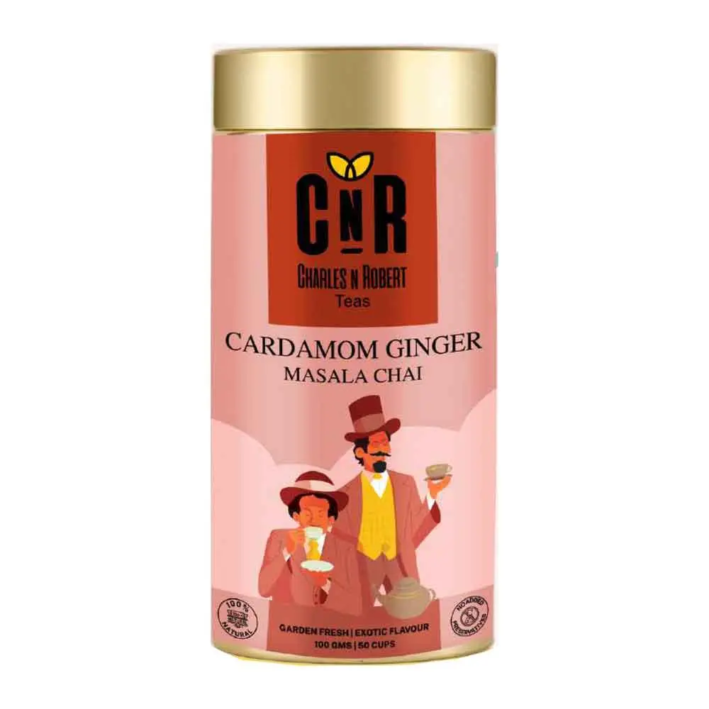 19c584a4b1aefd1d669f04cbef6df129.webp CNR CARDAMOM GINGER MASALA CHAI - Image 1
