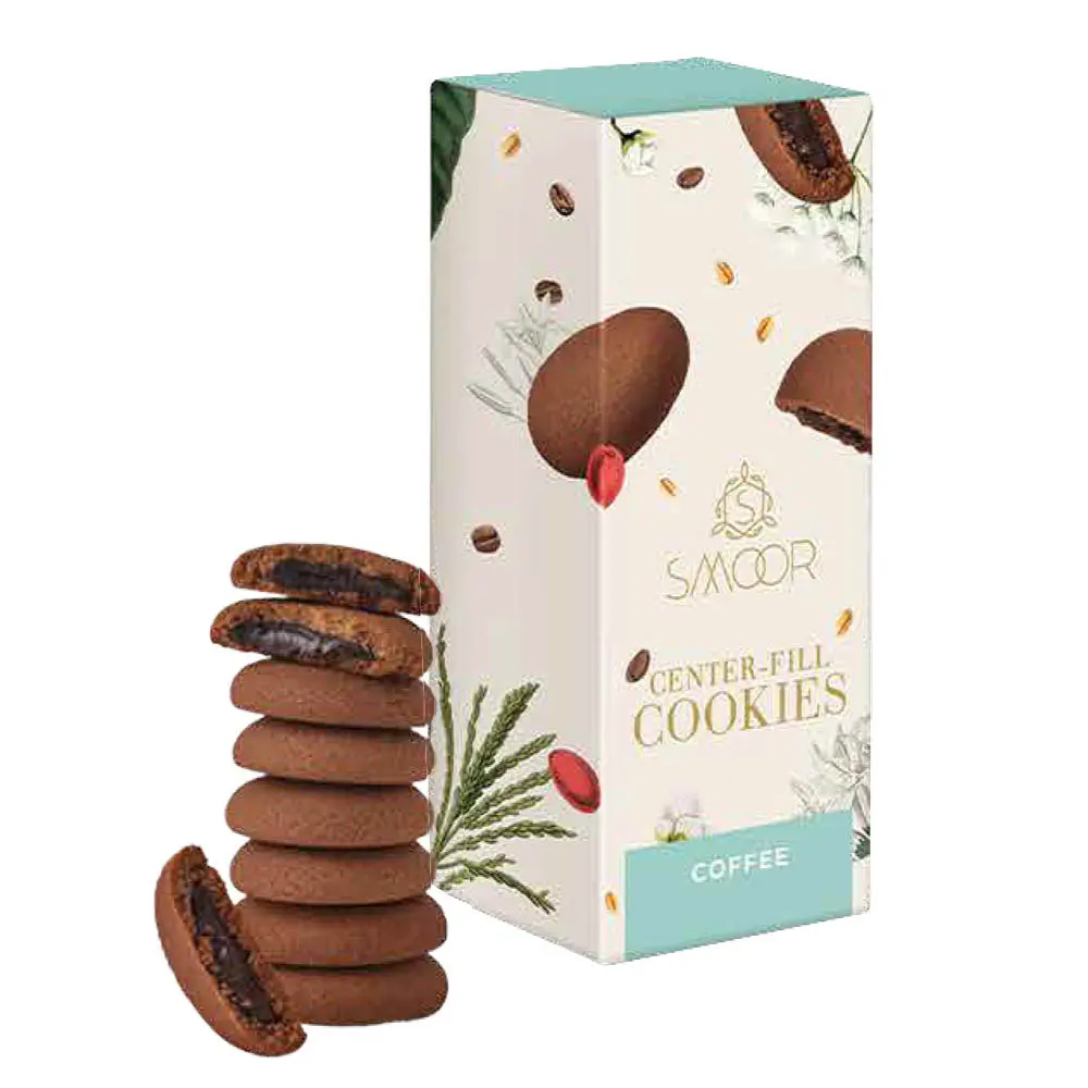1cde5db7c8ec1d9dfd99441f3fe33bf8.webp Smoor Chocolates - COOKIES - CENTER FILL COOKIES COFFEE - MRP 170 - Image 1