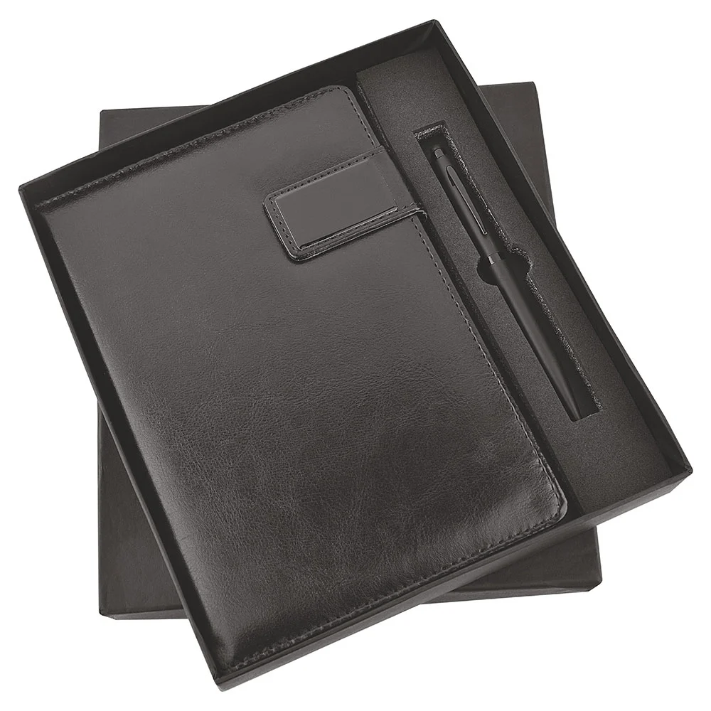 1f51ca5adad835a3b30bc02dab25275a.webp FTJ - Sr 150 - Black Magnet Pen & Diary - Image 1