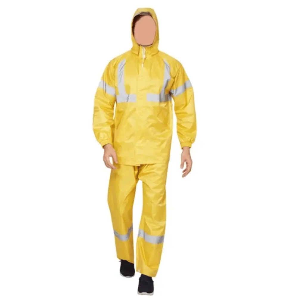 20440a5c3caafa028822e32dab77fb67.webp Zeel - Mens PVC Rain Suit - Yellow - Image 1
