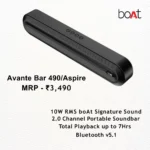 Boat - Avante Bar Aspire Soundbar - MRP 3490