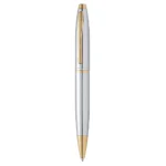 Cross - Calais Chrome Ballpoint Pen with Gold Tone