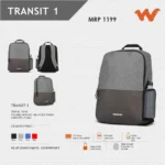 Wildcraft Transit 1 Backpack -13118 MRP 1199