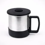 Macro Steel Mug – Stainless Steel Coffee Mug with Lid