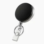 Black Retractable ID Card Holder