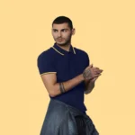 JACK & JONES JACQUARD - TIPPING POLO - NAVY BLUE-MRP-2299