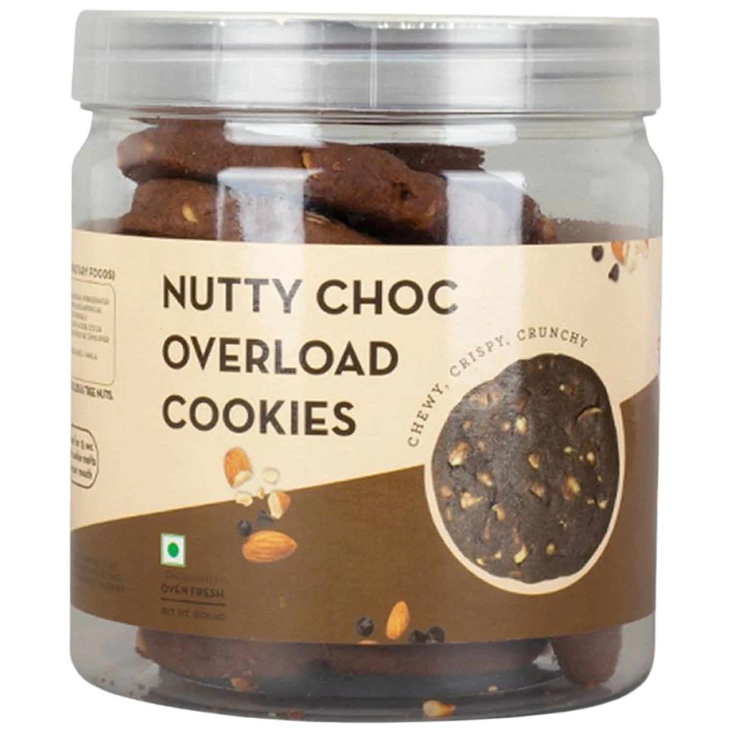 3309a98412ed002b7b8a6c1cfb0936c3.webp Cookie Man - Nutty Choc Overload - MRP 290 - Image 1