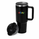 Smart Vacuum Insulated Mug with Handle – 1200ml Temperature Display Tumbler