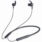 Ambrane Melody 20 Wireless Bluetooth Earphones with High-Quality Sound, Long Playtime, Magnetic Clasps and In-Line Mic For Calling (Black)