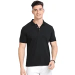 Caslay - Sustainable Polo T-shirt - Black-1899