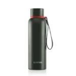 BOROSIL TREK GREEN & BLACK STAINLESS STEEL BOTTLE