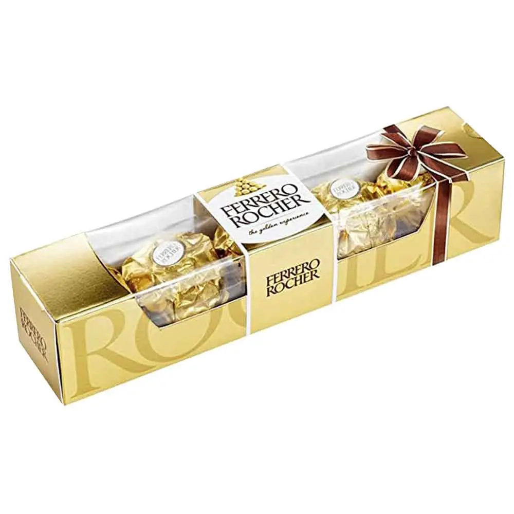 3b7e3daefa077f77fb188e9dda8b6908.webp Ferrero Rocher Chocolate Iconic Pack of 4 Pralines - Image 1
