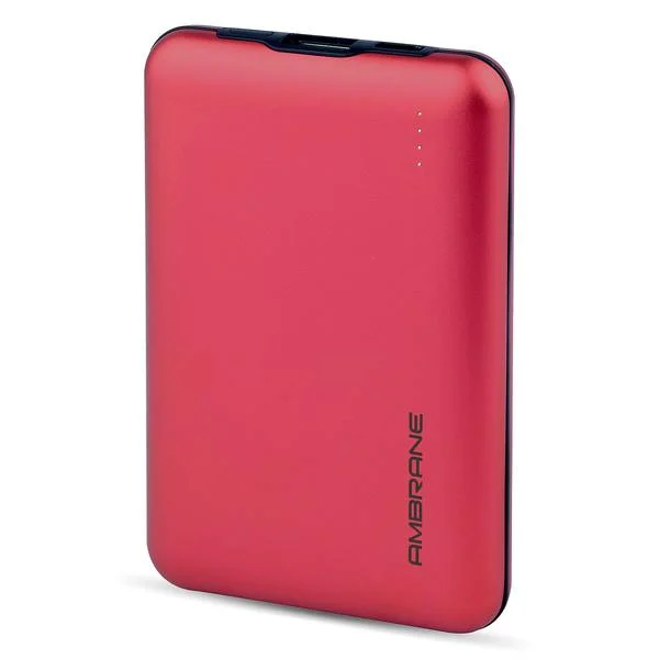 42dfd45ae8afc8f5c85828d161e74124.webp Ambrane Corporate Gifts PowerLit Pro 10000 mAh Li-Polymer Powerbank 22.5 Watt (Red) - Image 1