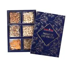 4566bf26b331153c954aac5caba5d124.webp Cookie Man - 6 Cavity Dry Fruit Box - MRP1200 - Image 1