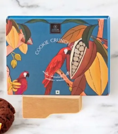 485926bf218d47b88bf181f91ef7d3b0.webp ZOROY - CHOCOLATE DISCS cookie crunch 100G - MRP 595 - Image 1