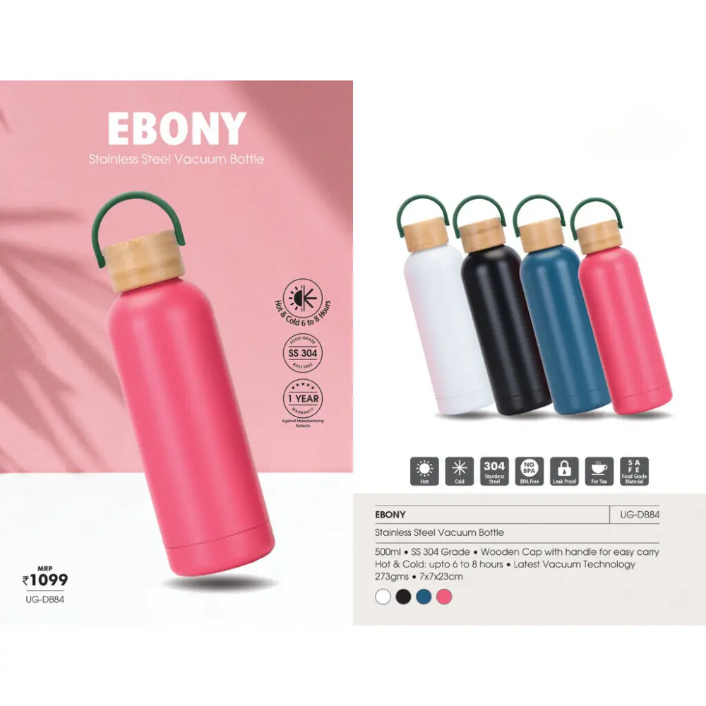4c75f7319203cdcafe0320e7ff6ab9f4.webp EBONY - Stainless Steel Vacuum Bottle - 500ml - Image 1
