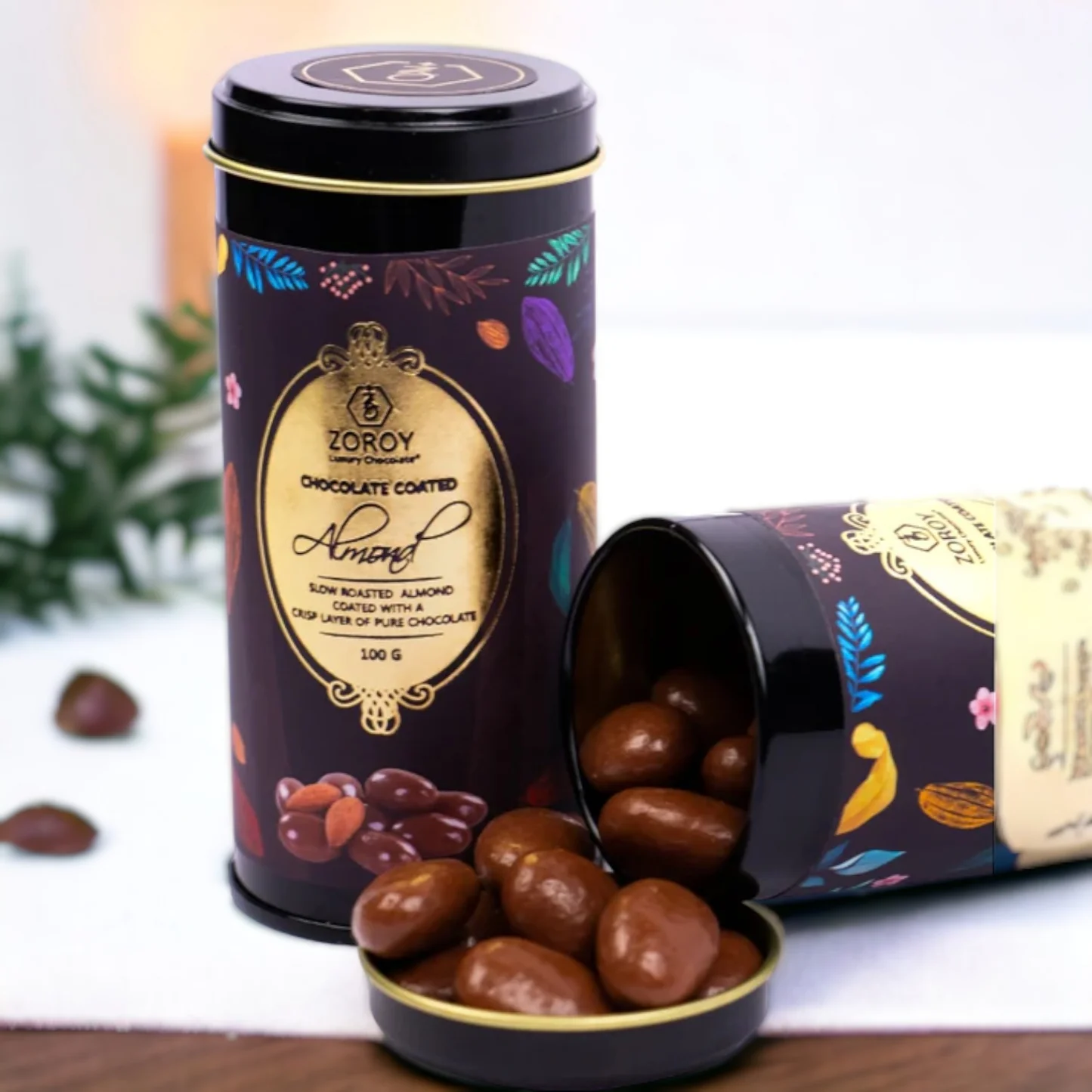 4d1a7a115854471b1a43ad81c82e333a.webp ZOROY - CHOCOLATE COATED NUTS - Chocolate Almond 200g- MRP 825 - Image 1