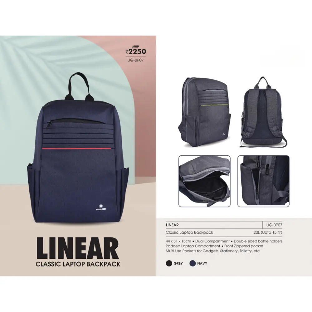 4e75cba6b6713e7d7fe634958abcee80.webp LINEAR Classic Laptop BackPack - Image 1