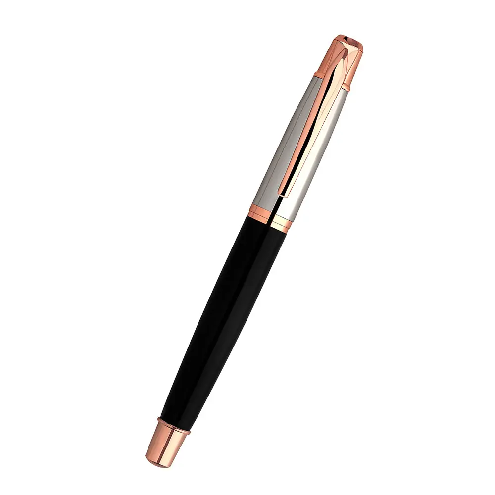 4e9ab2cc3dba796c4c911fbf5560b203.webp FTJ - MP 11 - Chrome Rosegold XUV Metal Pen - Image 1